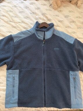 Men's Navy Blue Fleece Jacket - Zip Tie Front COTOPAXI